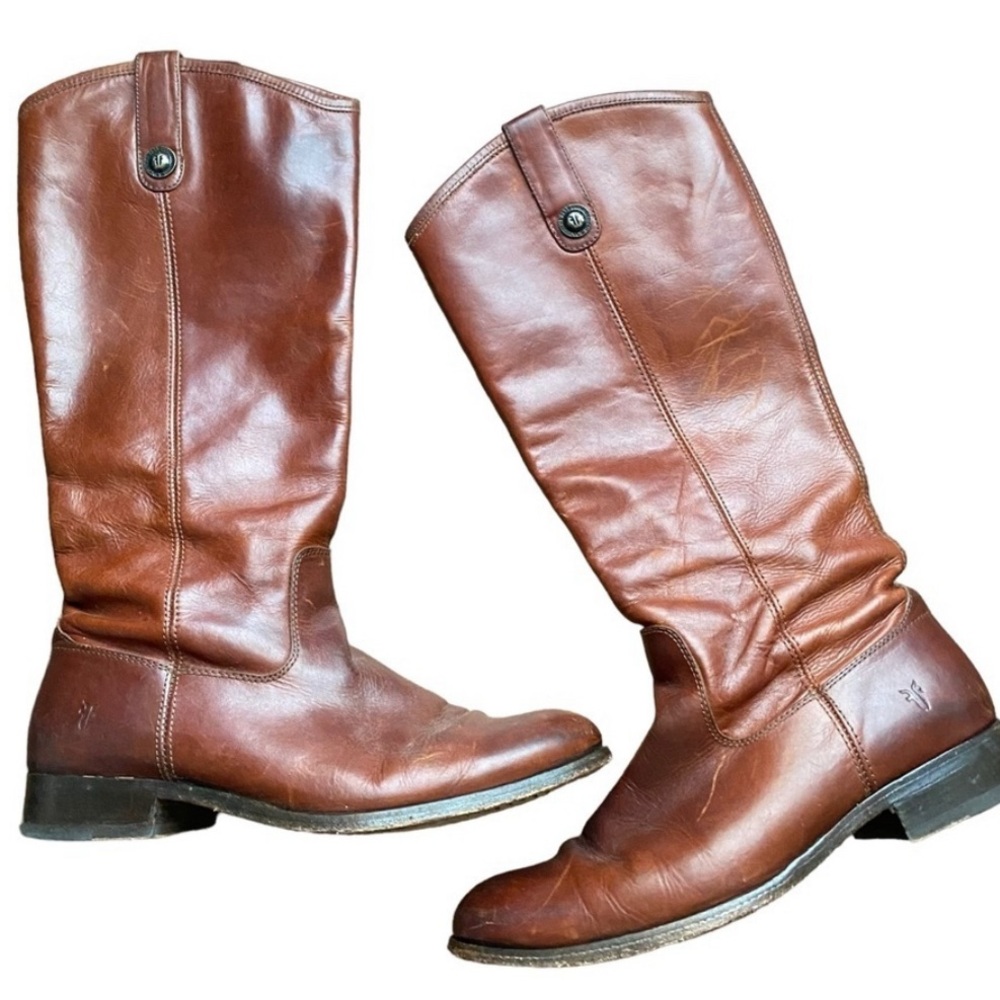 FRYE AND CO. Brown Heeled Boots